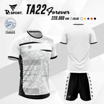 ÁO BÓNG ĐÁ KHÔNG LOGO TA22 FOREVER